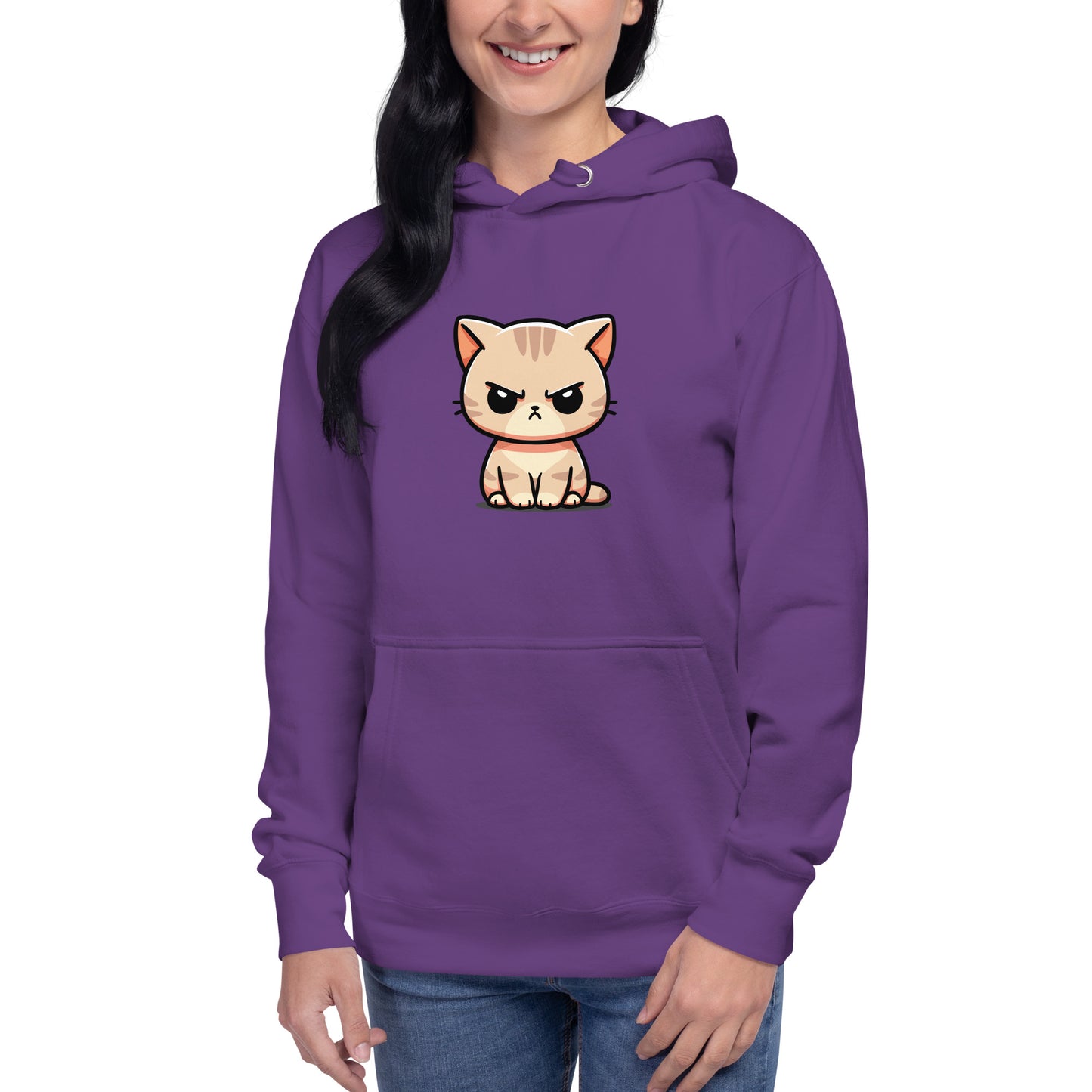 Clawdia on a Hoodie