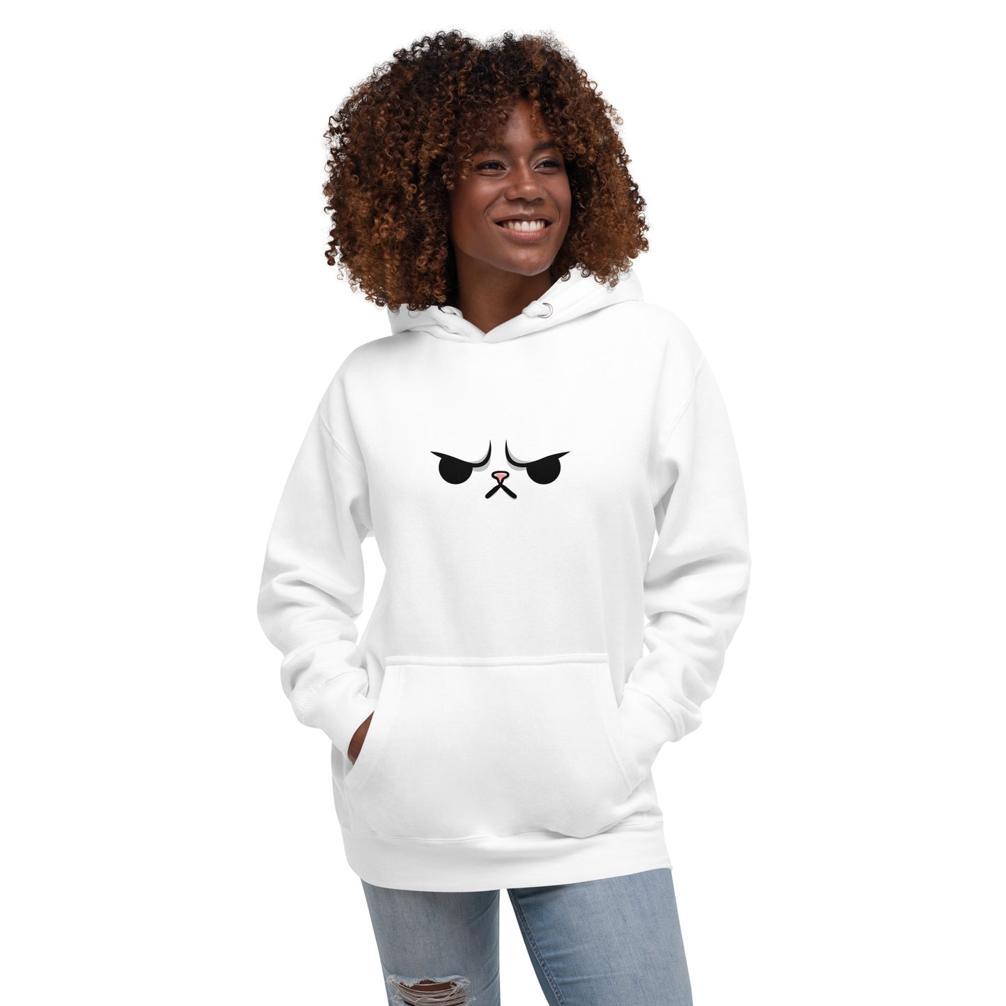 Upset Cats on a Hoodie